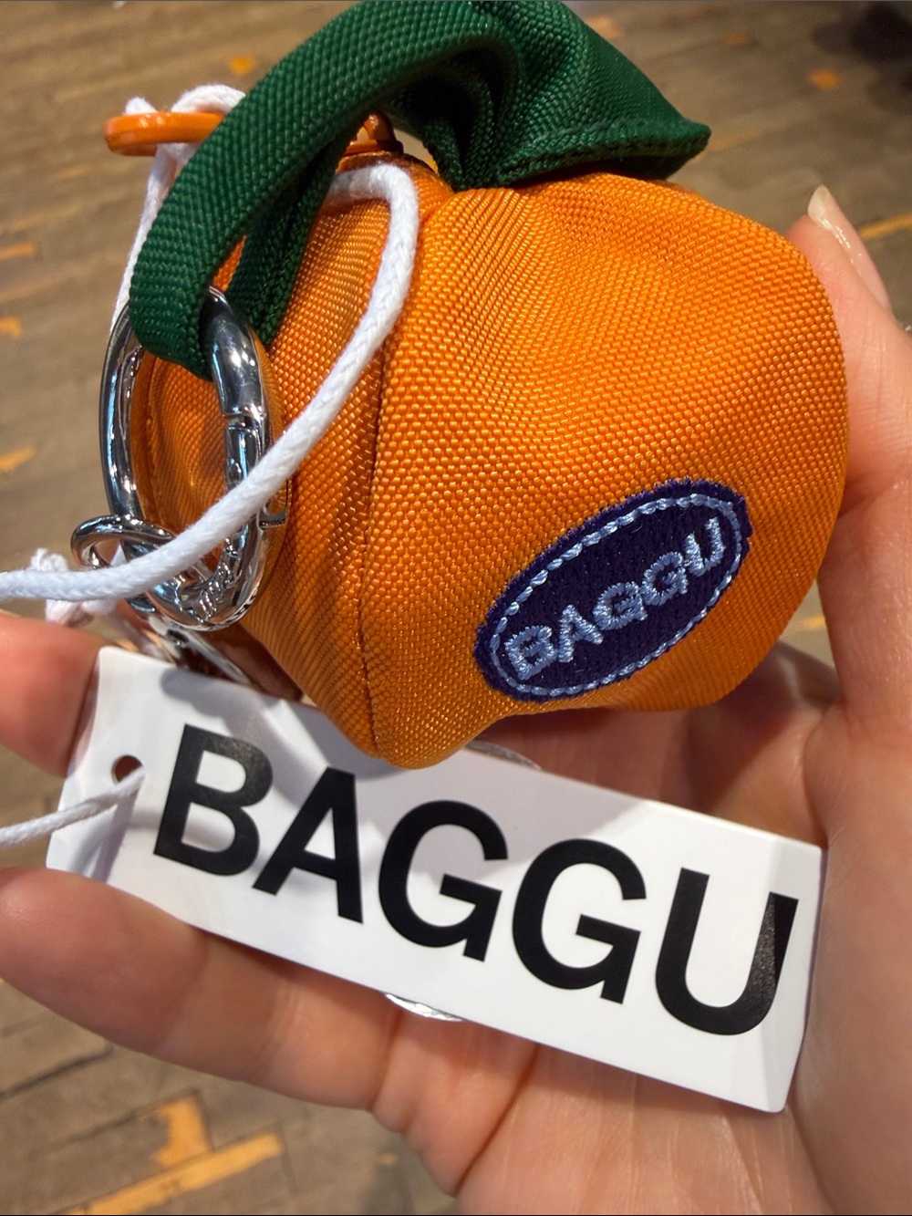 Baggu Mandarin Charm BAGGU ORANGE BAG CHARM